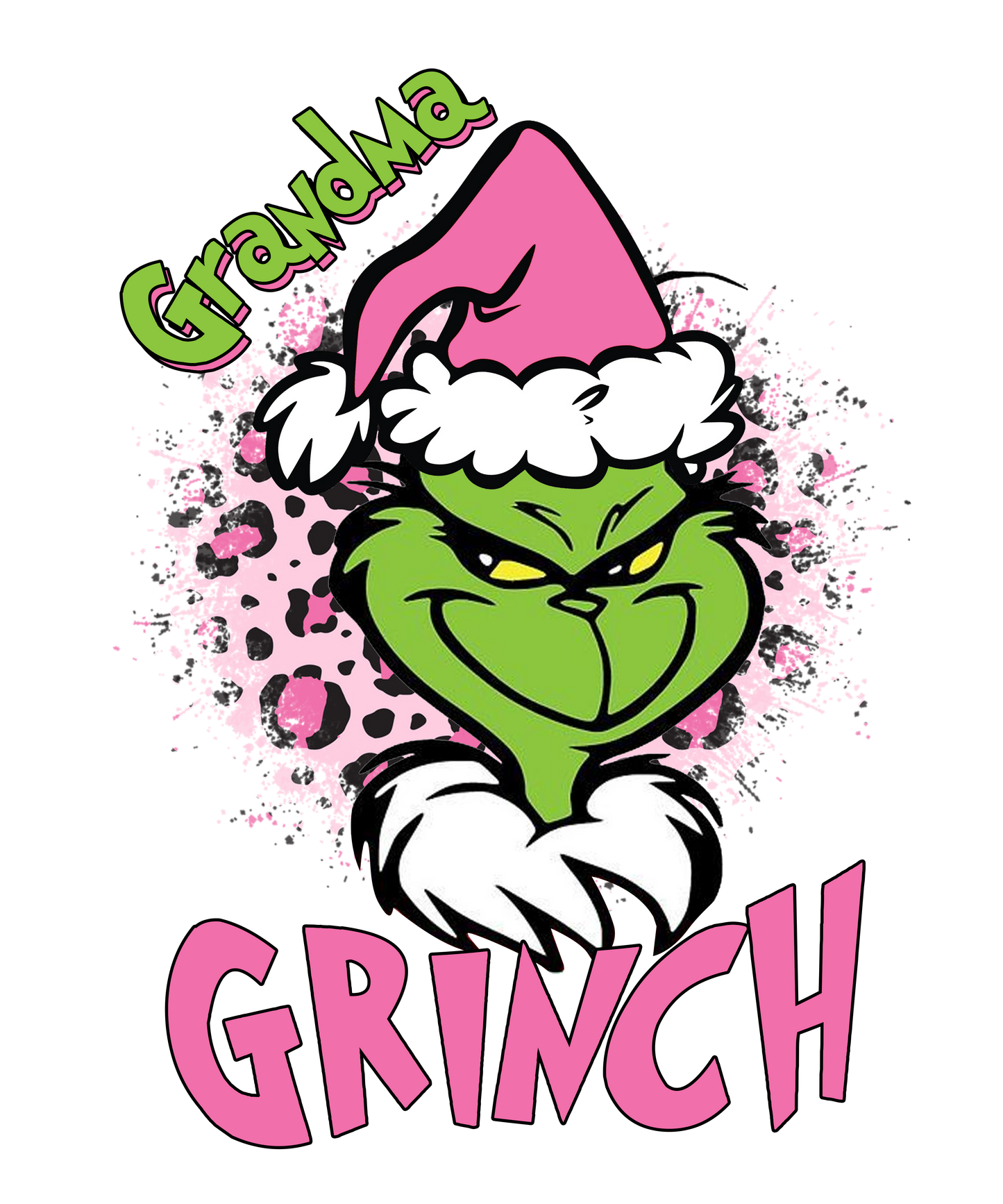 Grandma, Mimi, Mama, Gamma, Gigi, Gaga GRINCH - Ready to Print DTF