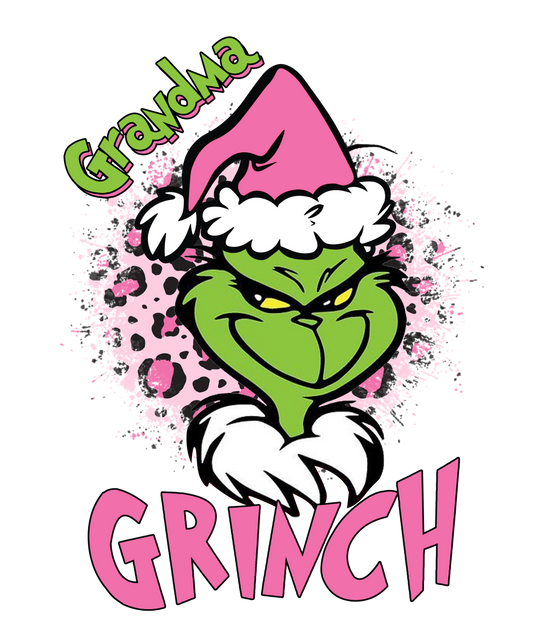 Grandma, Mimi, Mama, Gamma, Gigi, Gaga GRINCH - Ready to Print DTF