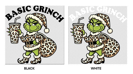 Basic Grinch - Ready to Print DTF (Copy)