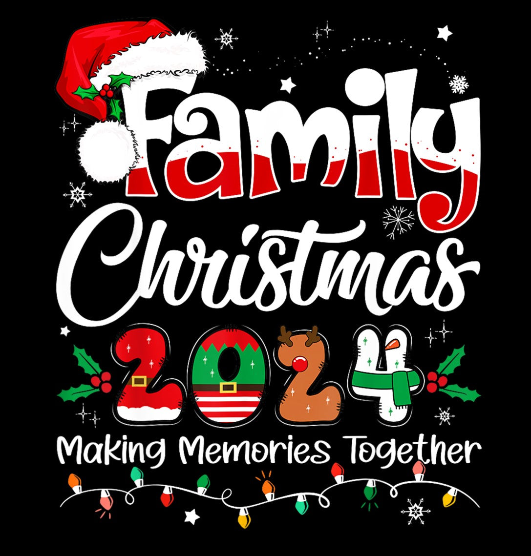 3a Family Christmas 2024 - Ready to Print DTF