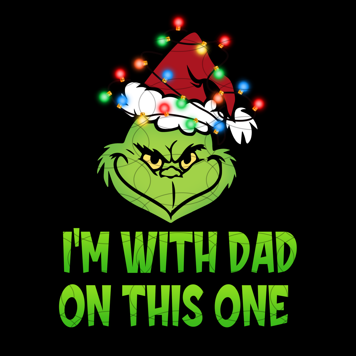 1 I don't do matching Christmas Outfits (GRINCH) - Ready to Press DTF iron on Transfer (Copy)