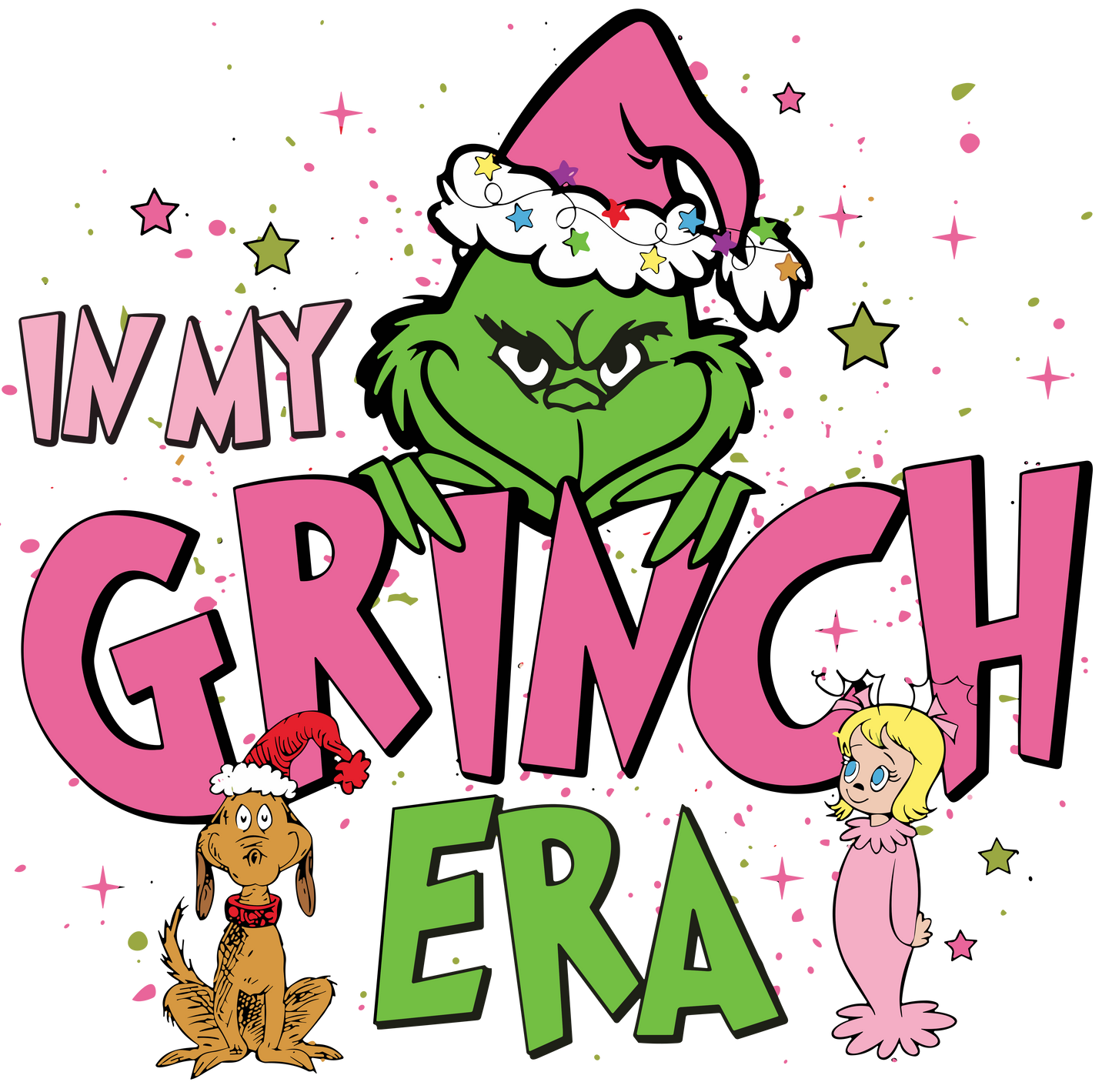 4a In My Grinch Era - Ready to Print DTF