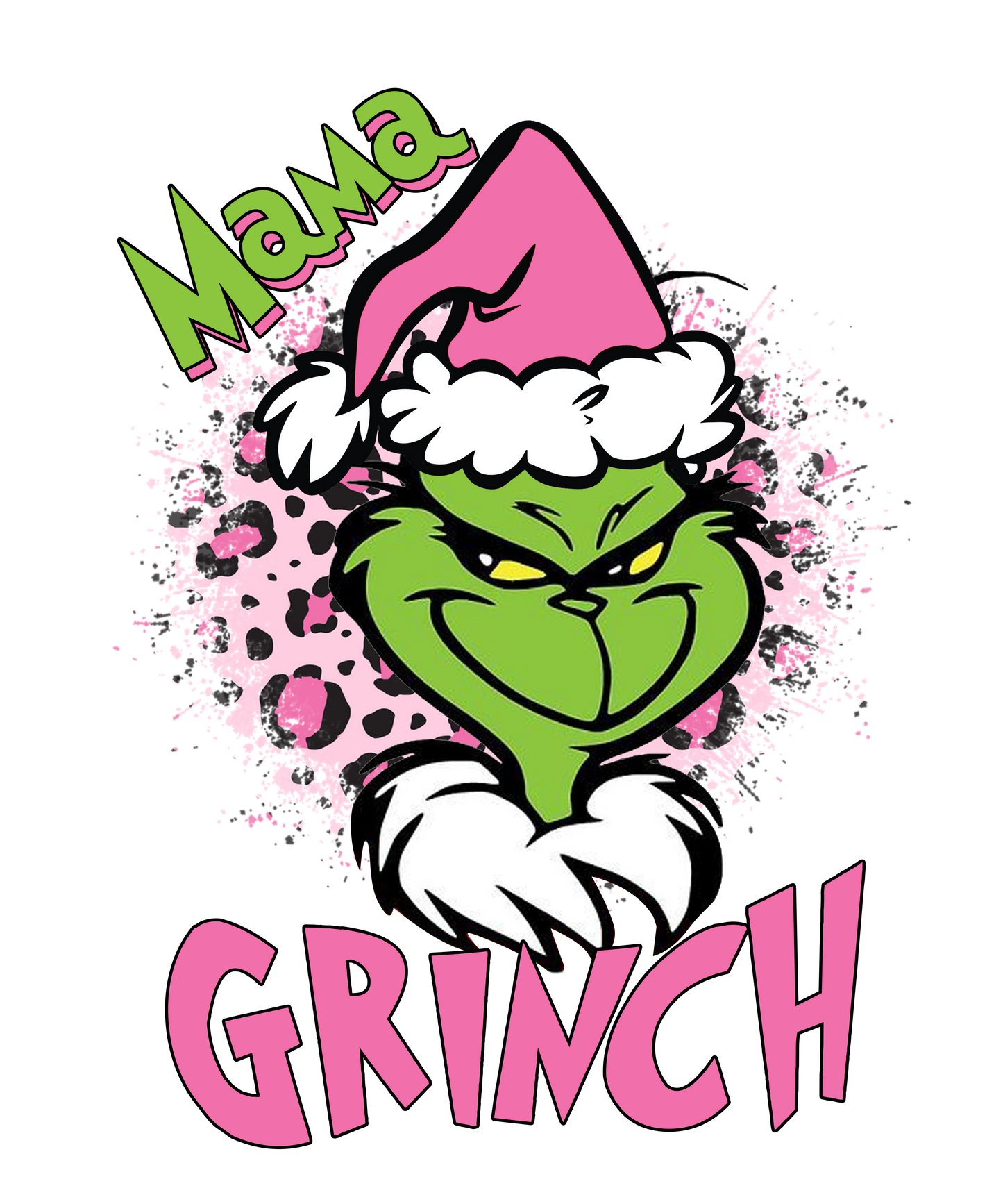 Grandma, Mimi, Mama, Gamma, Gigi, Gaga GRINCH - Ready to Print DTF