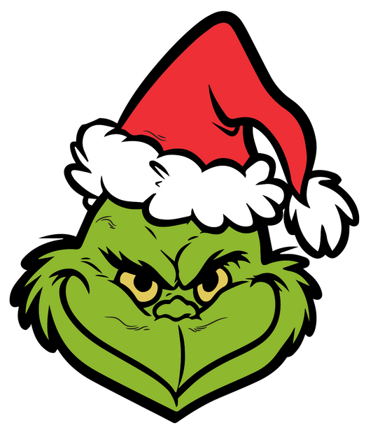 1a Grinch Face - Ready to Print DTF