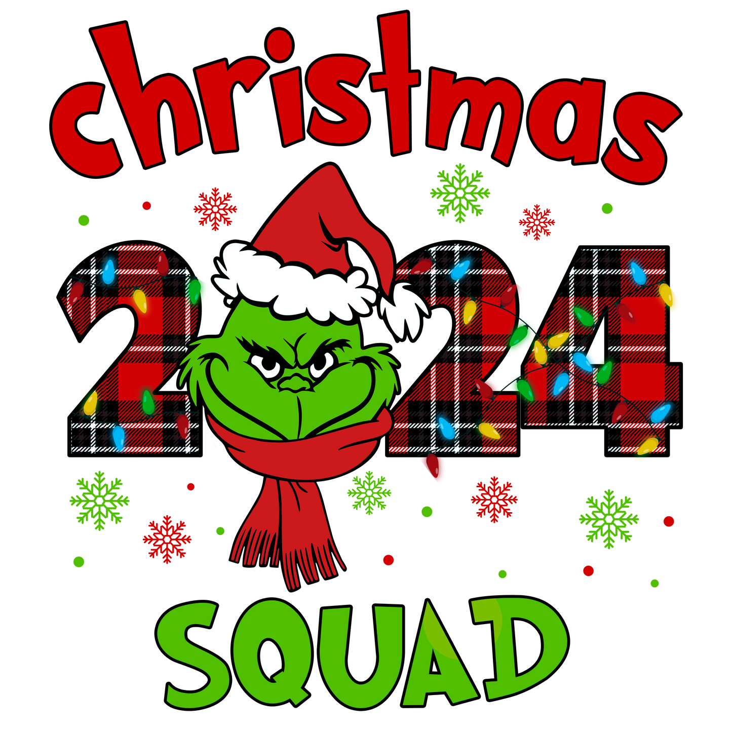 2c  Christmas 2024 Squad - Ready to Print DTF