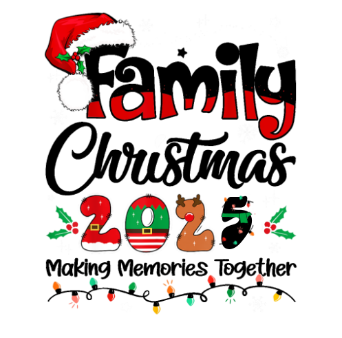 3a Family Christmas 2025 - Ready to Print DTF