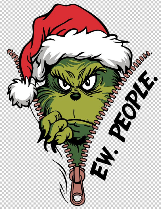 6a Ew People Grinch - Ready to Print DTF