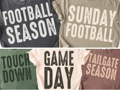 T-Shirts - Football Game Day Shirts (variety)